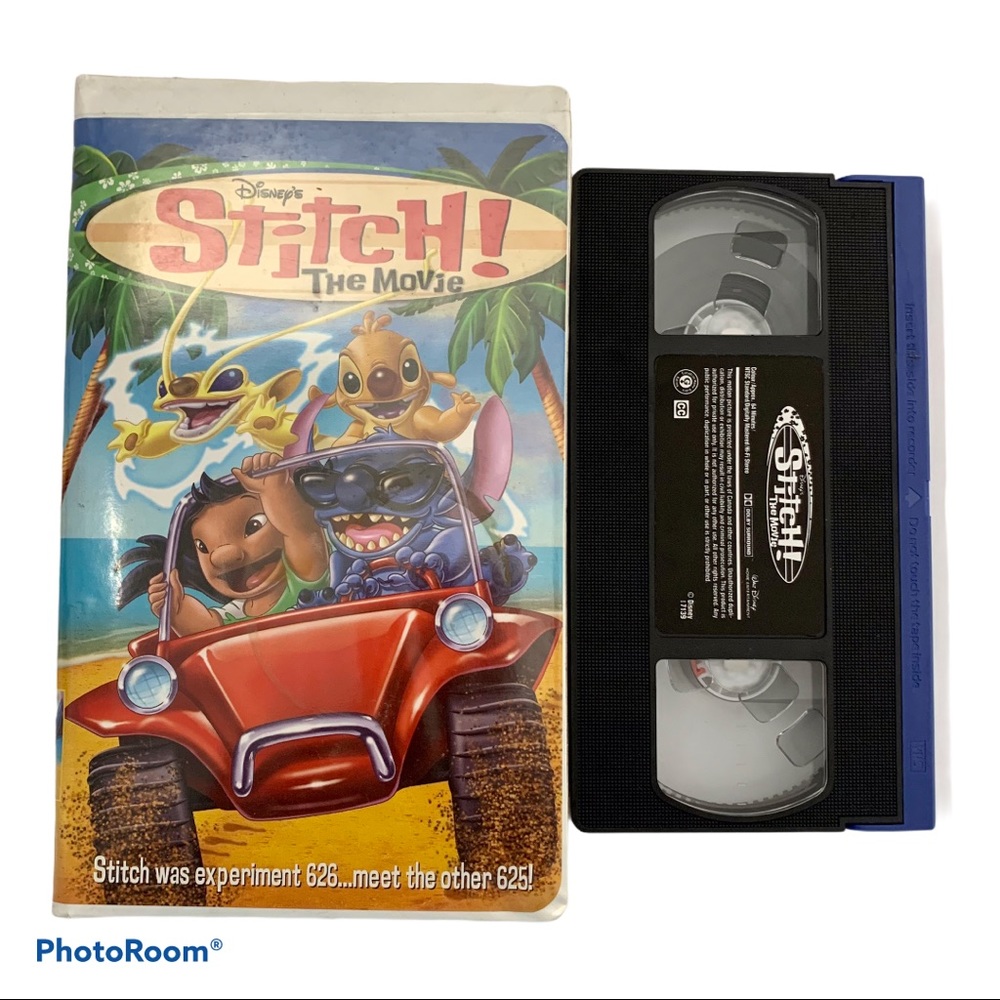 🍒 $10ea or 3/$20 Disney Stitch! Movie VHS